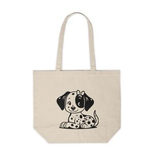 Dalmatian Custom Canvas Tote Bag